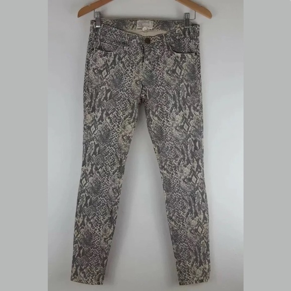 Current Elliott Skinny Snake Animal Jeans 25 - Picture 6 of 6